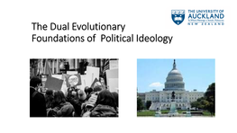 Dual Foundations of Political Ideology