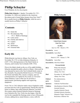 Philip Schuyler - Wikipedia, the Free Encyclopedia