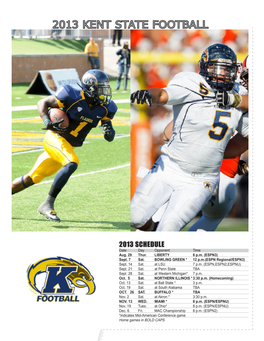 2013 Kent State Football