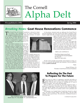 The Cornell Alpha Delt First Published in 1896 Spring 2006