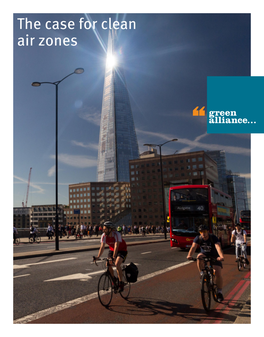 The Case for Clean Air Zones