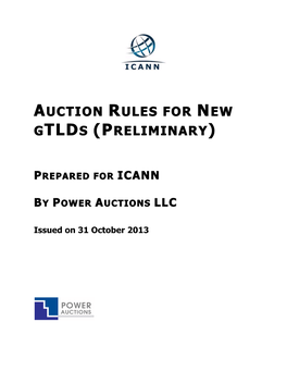 Auction Rules for New Gtlds (Preliminary)