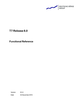 Functional Reference