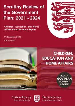Scrutiny Review of the Government Plan: 2021