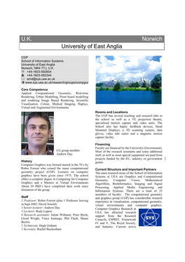 U.K. Norwich University of East Anglia