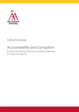 The Role of Political Institutions in Combating Corruption And