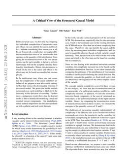 A Critical View of the Structural Causal Model