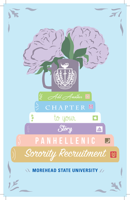 2019 Panhellenic Sorority Recruitment Brochure