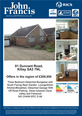 81 Dunvant Road, Killay SA2 7NL