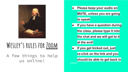 Wesley's Rules for Zoom