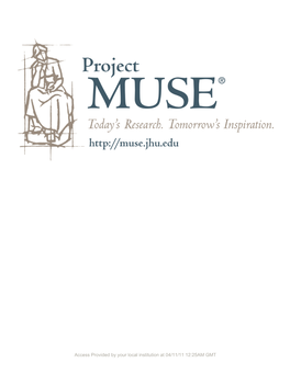 Access Provided by Your Local Institution at 04/11/11 12:25AM GMT the Composer Michael Hersch in 2007 Susan Forscher Weiss