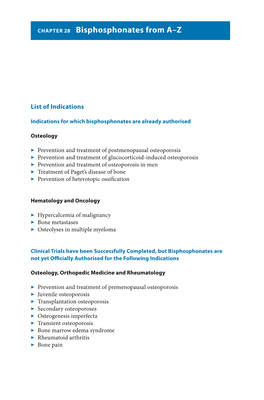 Bisphosphonates from AZ