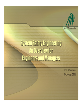 System Safety Engineering an Overview for Engineers And
