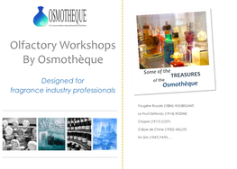 Olfactory Workshops by Osmothèque