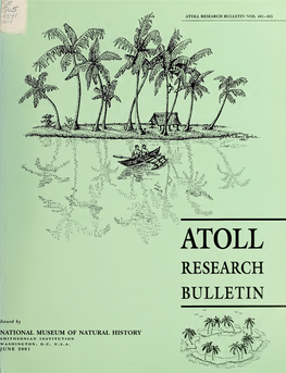 Atoll Research Bulletin Nos