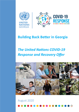 Building Back Better in Georgia the United Nations COVID-19