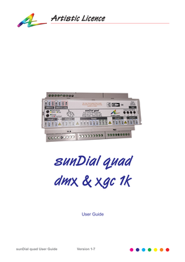 Sundial Quad Dmx & Xgc 1K