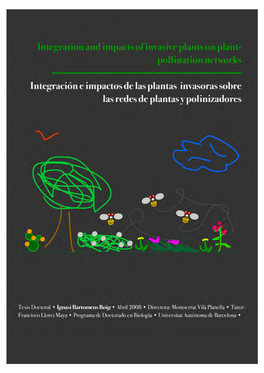Integration and Impacts of Invasive Linatioplants on Plant-Poln Networks