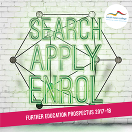 Further Education Prospectus 2017-18