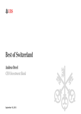 Best of Switzerland