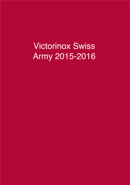 Victorinox Swiss Army 2015-2016