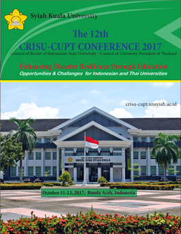 The 12Th CRISU-CUPT CONFERENCE 2017