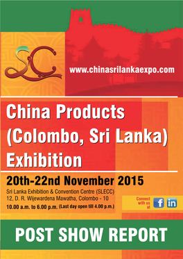 2015 Sri Lanka Exhibition Post Show Report