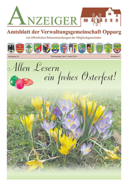 Allen Lesern Ein Frohes Osterfest!