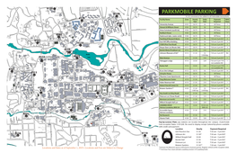 PARKMOBILE PARKING F H Golf and Research Center Cart a Storage Grounds a $.35 Convenience Fee Added to All Parkmobile Transactions