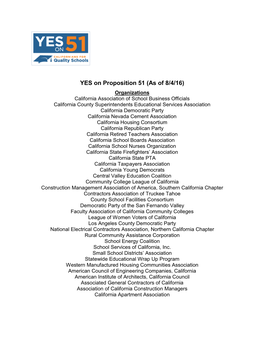 YES on Proposition 51
