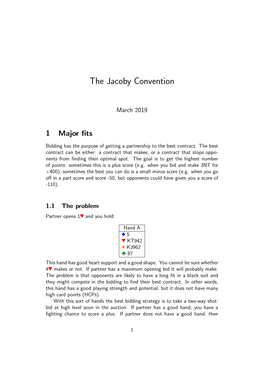 The Jacoby Convention