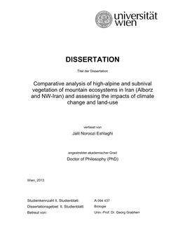 Dissertation