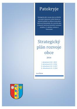 Strategický Plán Rozvoje Obce