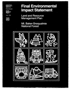 FINAL ENVIRONMENTAL IMPACT STATEMENT Mt