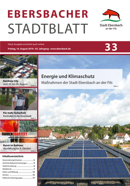 Ausgabe 33 Vom 16. August 2019