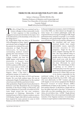 TRIBUTE-DR.HUGH-SHUTER-PLATT-1933-2019-1.Pdf