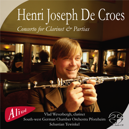 Henri Joseph De Croes Concerto for Clarinet & Partias