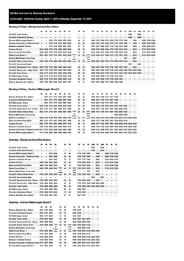 56/56A Durham to Bishop Auckland Via Ferryhill - Valid from Sunday, April 11, 2021 to Monday, September 13, 2021