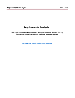 DAU Requirements Analysis