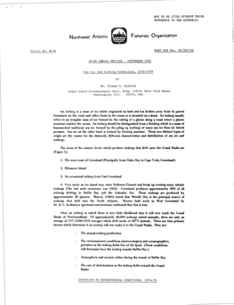 Sea Ice and Iceberg Conditions, 1970-1979