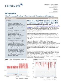 TRADING STRATEGY Jonathan Tse + 44 207 888 2677 Jonathan.Tse@Credit-Suisse.Com