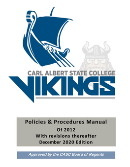 Policies & Procedures Manual