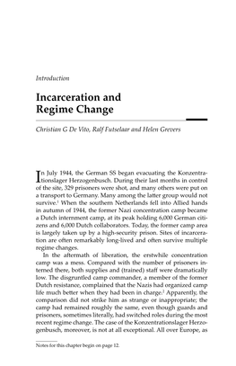 Incarceration and Regime Change