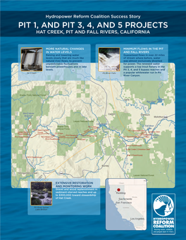 Pit 1, and Pit 3, 4, and 5 Projects Hat Creek, Pit and Fall Rivers, California