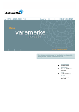 Varemerketidende-Nr13-2020.Pdf