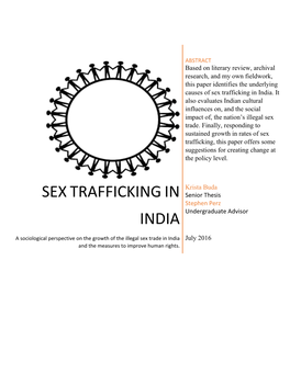 Sextraffickingin India
