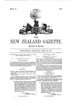 New Zealand Gazette