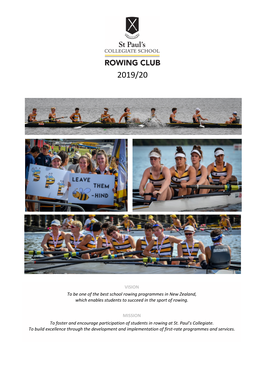 Rowing Handbook 2019 / 2020