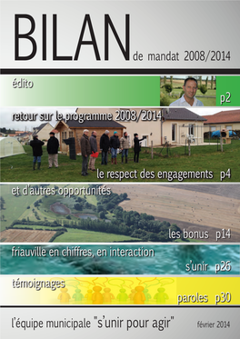 De Mandat 2008/2014 L'équipe Municipale 