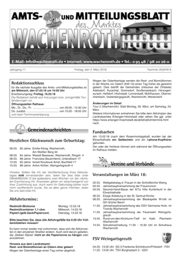 Amtsblatt Nr. 253 – 02.03.18